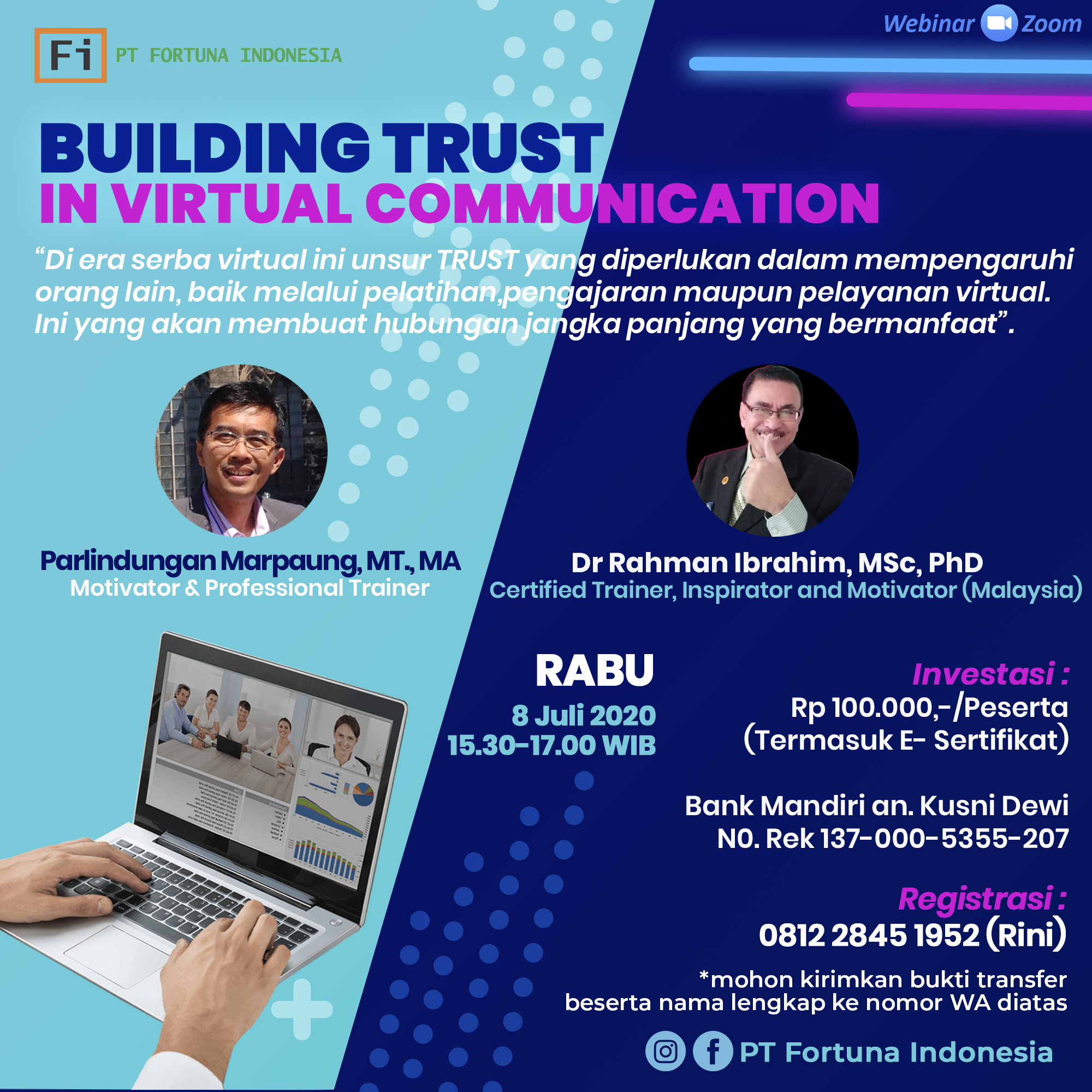 Building Trust in Virtual Communication